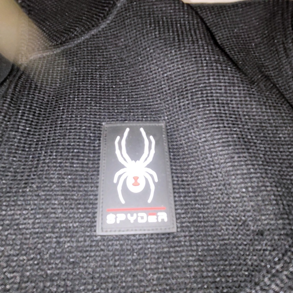 Spyder Men's Black Pullover Long Sleeve Athletic Jacket - Picture 4 of 4